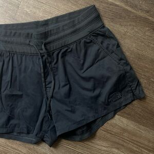 Black Drawstring North Face Shorts